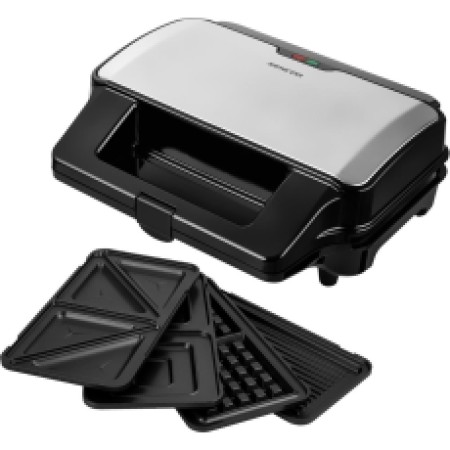 Toaster with 4 Detachable Plates CoolTouch Sencor SSM 9940SS Silver