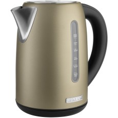 Electric Kettle 1.7lt with Temperature Selection 2150W Stainless Steel Sencor SWK 7707CH Champagne