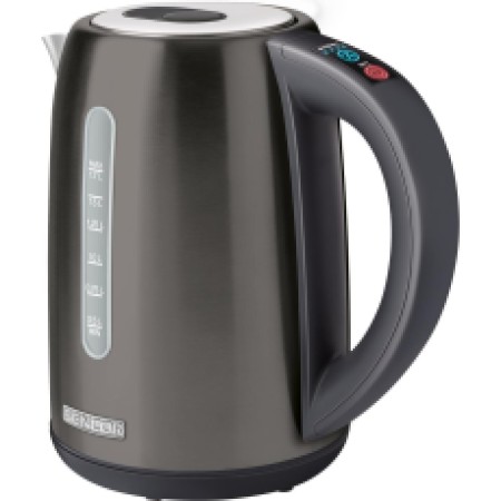 Electric Kettle 1.7lt with Temperature Selection 2150W Stainless Steel Sencor SWK 7708BK Black