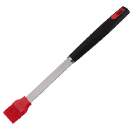 Silicone Grill Brush 39cm BBQ Lamart LT5023 Black/Red