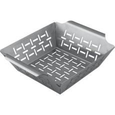 Grill Basket Stainless Steel 28.5x34cm BBQ Lamart LT5035 Silver