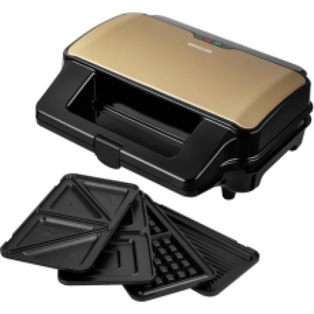 Toaster with 4 Detachable Plates CoolTouch Sencor SSM 9977CH Gold