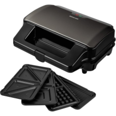 Toaster with 4 Detachable Plates CoolTouch Sencor SSM 9978BK Black