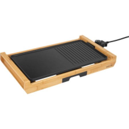 Table Electric Grill Preimium Bamboo 2 in 1 Sencor SBG 206BK