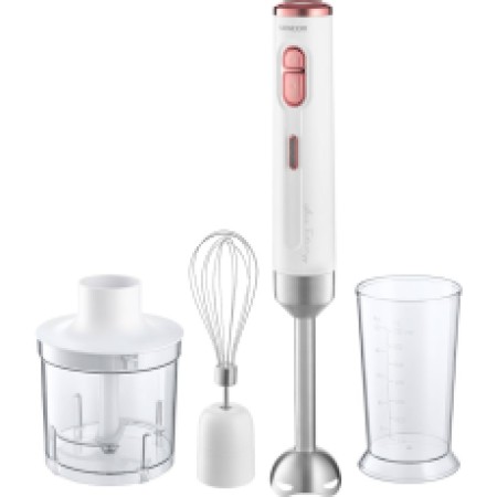 Rechargeable Hand Blender with Stainless Steel Rod 200W Sencor SHB 9000WH White/Pink