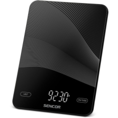 Rechargeable Kitchen Scale 10kg Led USB-C Sencor SKS 7700BK Black