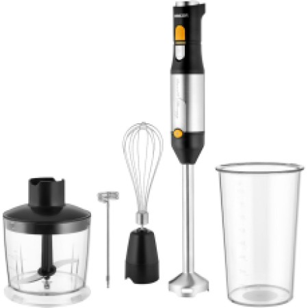 Hand Blender 4 in1 with Stainless Steel Wand 11200W Sencor SHB 6302BK Black/Silver