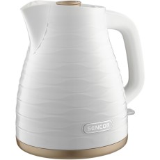 Electric Kettle 1,7lt 3D Pattern Design Sencor SWK 7500WH White