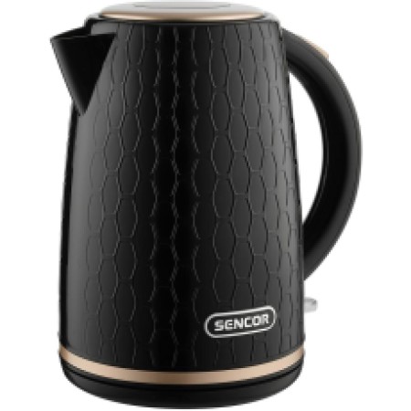 Electric Kettle 1,7lt 3D Pattern Design Sencor SWK 7201BK Black