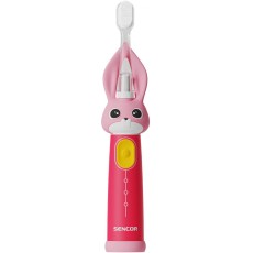 Electric Children's toothbrush
 with Colored Led Lighting IPX7 Sencor SOC 0811RS Red