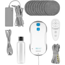 Rechargeable Robotic Window Cleaner Sencor SRW 6010WH with 60ml Intergrated Water Tank and 3 Windoe Cleaning Modes