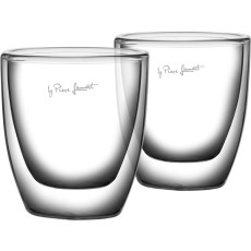 Double Wall Espresso Glass Set 80ml VASO Lamart LT9009 Transparent 2pcs