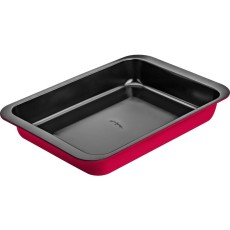 Rectangular Baking Pan with non-stick Coating 42X29X5cm Lamart LT3075 Red