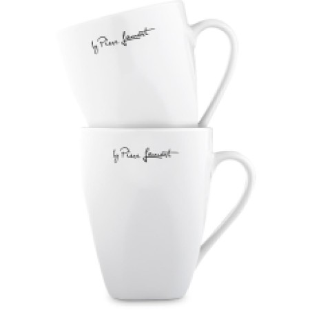 Porcelain Mug Set 350ml 2pcs DINE Lamart LT9015 White