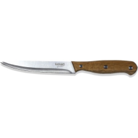 Utility Knife with Wooden Handle Stainless Steel 12cm Lamart LT2086