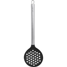 Spoons Shallow Perforator made of Nylon with Inox Handle 32cm Lamart LT3986 Black