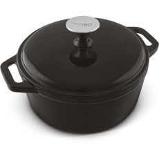 Cast Iron Pot 21.5cm 2.3lt Lamart LT1208 Black