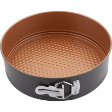 Round Pastry Mold with Removable Base Non-Stick 24X6.8cm Lamart LT3094 Copper