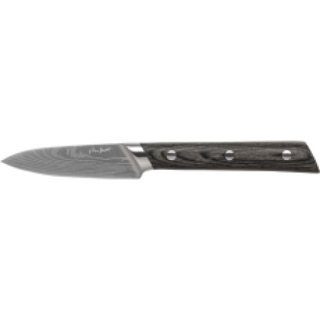 Paring Knife with Pakkawood Handle Stainless Steel 9cm HADO Lamart LT2101 Black