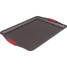 Pan Rectangular Shallow with Non-Stick Coating 44×30×1.8cm Lamart LT3115 Black/Red