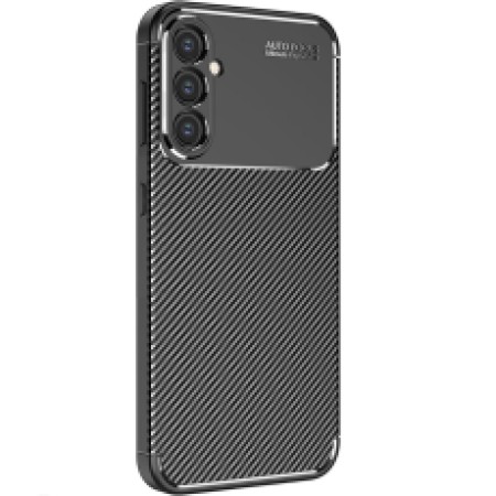 Case Ancus AutoFocus Carbon Fiber για Samsung SM-A356 Galaxy A35 5G Black