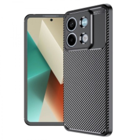 Θήκη Ancus AutoFocus Carbon Fiber for Xiaomi Redmi Note 13 5G TPU Black