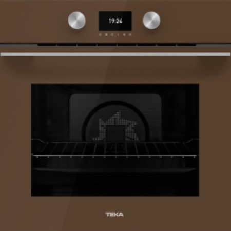 Built-in TEKA Multi-function Oven with SurroundTemp and 20 Programmed Recipe 70lt 60cm HLB 8600 LB Brown