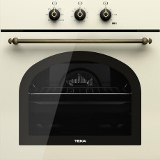 Built-in TEKA Oven Country Style with SurroundTemp and Hydroclean 70lt 60cm HRB 6100 VB Vanilla Brass