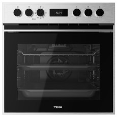 Built-in TEKA Multi-function Oven with SurroundTemp and Hydroclean 70lt 60cm HSB 645 E Black