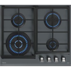 Built-in Glass TEKA Gas Hob 4 Zones with 9 Adjustment Levels 60cm GZC 64320 XBA ST Urban Grey