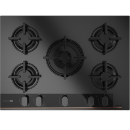 Built-in Glass TEKA Gas Hob 4 Zones Giugiaro Italdesign 70cm GBC 75-G1 GB INFINITY G1 Black