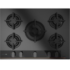 Built-in Glass TEKA Gas Hob 4 Zones Giugiaro Italdesign 70cm GBC 75-G1 GB INFINITY G1 Black