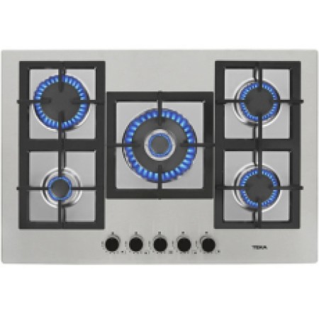 Built-in Stainless Steel TEKA Gas Hob Autonomous 5 Zones 75cm EFX 70.1 5G AI AL D
CI BTN SSR Silver