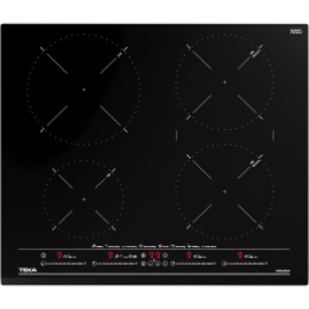 Built-in Induction Hob TEKA 4 Zones Multislider 60cm IZC 64630 BK MST Urban Black