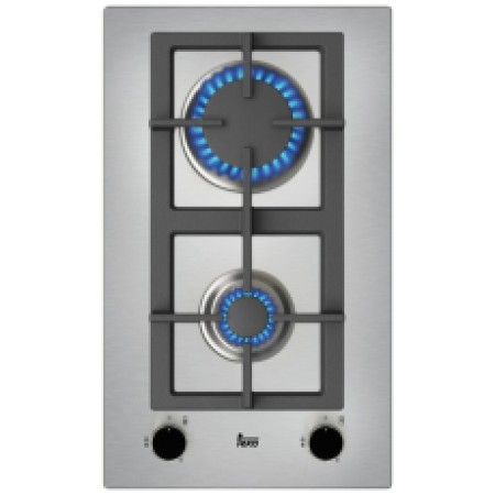 Built-in Stainless Steel Domino TEKA Gas Hob 2 Zones 30cm EFX 30.1 2G AI AL CIA Silver