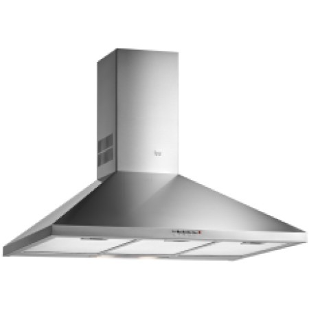 TEKA Wall Chimney Extractor 4 Speeds & Dual Suction Turbine 613m3/h 90cm DBP 90 PRO Silver