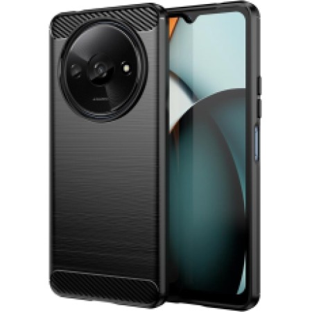 TPU Noozy Carbon Series for Xiaomi Redmi A3 TPU Black