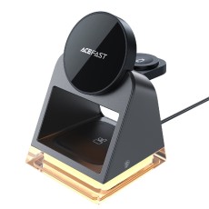 Acefast E17 3-in-1 20.5W Wireless Charging Desktop Stand for Charging 3 Devices Black