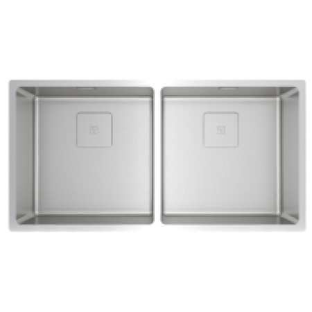 Inox Sink TEKA 2 in 1 Installation 2 Troughs 86x44cm FLEXLINEA RS15 2B 860 PureClean