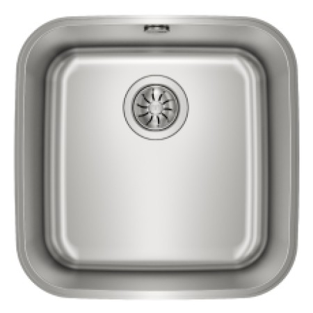 Inox Sink TEKA Undermount Installation 1 Trough 33,5x43,5cm BE 40.40 1B TOTAL