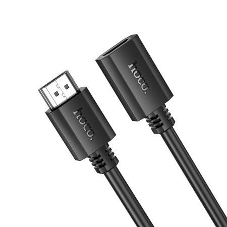 Data Cable HDMI Hoco US13 HDMI Male to HDMI Female 2m Black