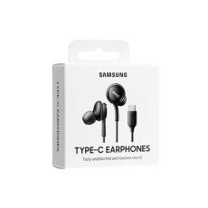 Hands Free Stereo Samsung Earphones EO-IC100BB Type-C Blackwith Microphone and 1.2m Power Button