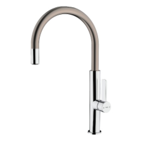 TEKA Metallic Sink Faucet Rotating Easy-Quick FOT 995 3/8”-1/2”TOTAL Titanium Collection