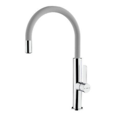 TEKA Stainless Steel Sink Faucet Rotating Easy-Quick FOT 995 3/8”-1/2”TOTAL Steam Grey