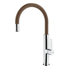 TEKA Stainless Steel Sink Faucet Rotating Easy-Quick FOT 995 3/8”-1/2”TOTAL London Brick Brown