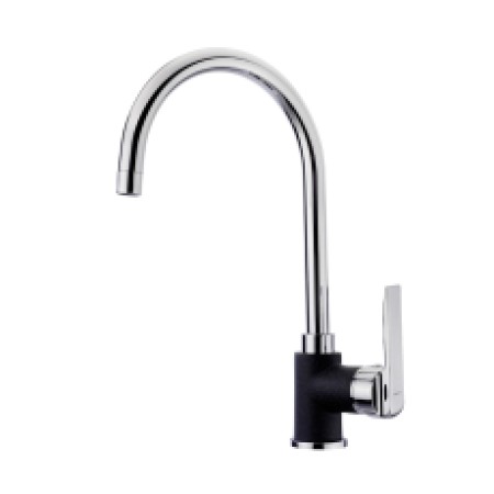 TEKA Stainless Steel Sink Faucet Rotating IN 995 FW 3/8”-1/2’’EASY Carbon Black