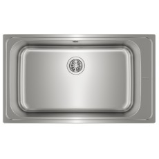 Stainless Steel Sink TEKA Single Bowl for Built-in Installation 86x50cm ΒΑΗΙΑ 1B TOTAL