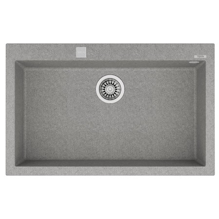 Liquid Granite Sink TEKA Single Bowl  for Built-in Installation 79x50cm FORSQUARE 72  MAESTRO Stone Grey