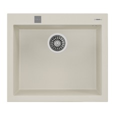 Liquid Granite Sink TEKA Single Bowl  for Built-in Installation 57x50cm FORSQUARE 50  MAESTRO Bright Cream