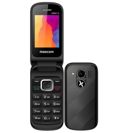 Maxcom MM815 2.4"  with Camera, Radio and Emergency Button 1000 mAh Black